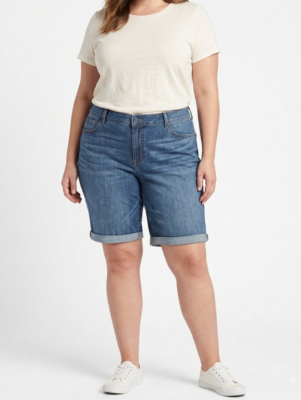Sonoma Blue Jean Bermuda Shorts - Size 22 Classic Jorts